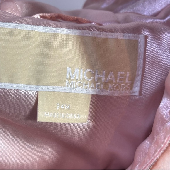 Michael Michael Kors Light Pink Faux Fur Hooded Jacket Size 24m - Picture 2 of 8